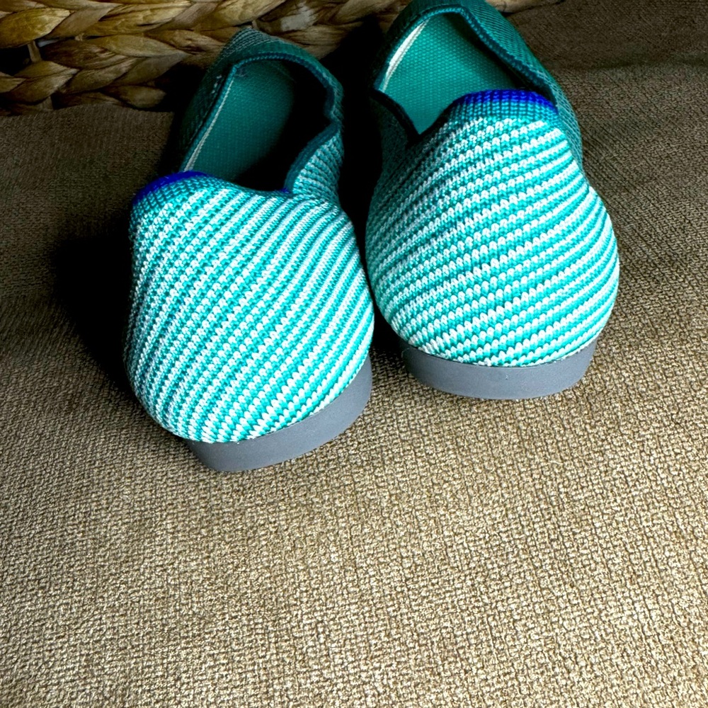 Rothy’s The Point Calypso Stripe, Size 6 - image 5